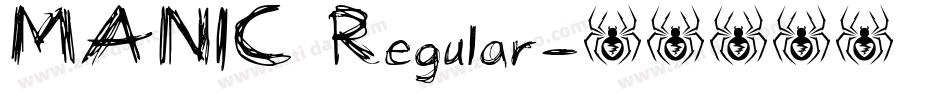 MANIC Regular字体转换